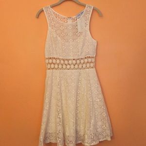 Cream lace Gypsy Warrior skater dress