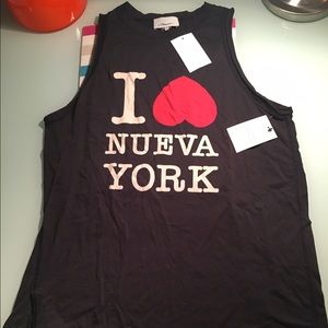 Phillip Lim "I heart Nueva York" muscle tank
