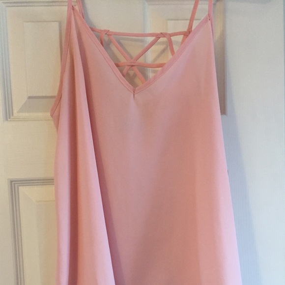Tobi tank top with cage back detail