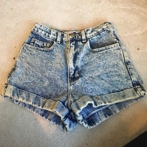 American Apparel high rise shorts