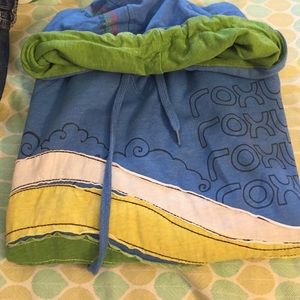 Roxy periwinkle hooded sweatshirt