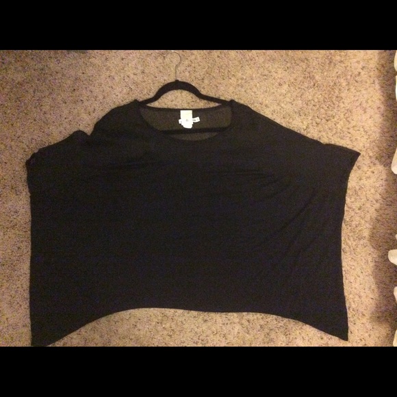 Sheer sleeve cotton top with wide sleeve - Picture 1 of 2