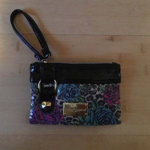 Betsey Johnson double sided zip wallet