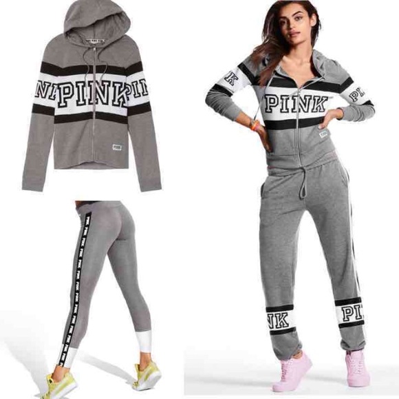 🚫SOLD🚫VS PINK NEW S HOODIE XS GYM PANT🚫SOLD🚫
