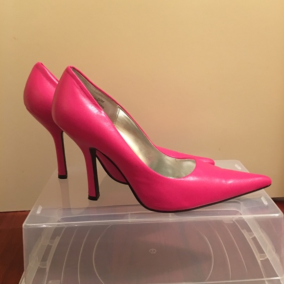 Neon Hot Pink Chinese Laundry Heels size 10