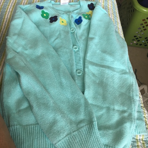 New gymboree sweater aqua blue