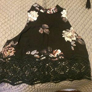 Kendall & Kylie floral halter top.