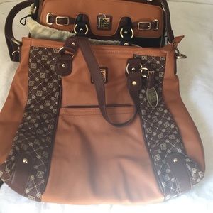JOSE HESS HANDBAG caramel color