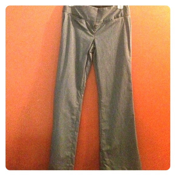 EXPRESS pin stripe work slacks pants