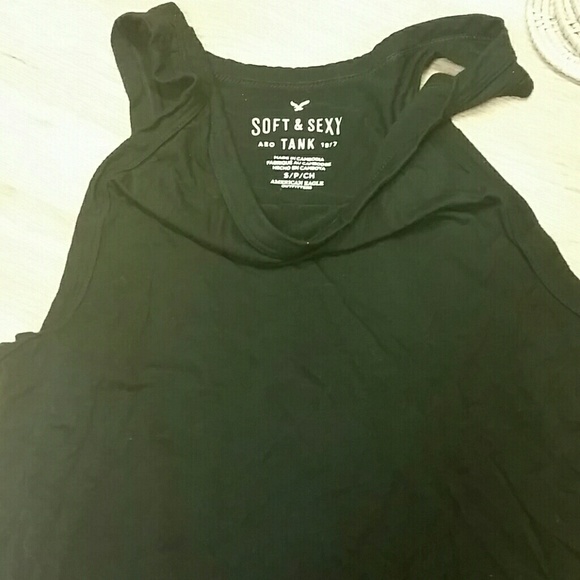 American Eagle soft and sexy black tank, size S