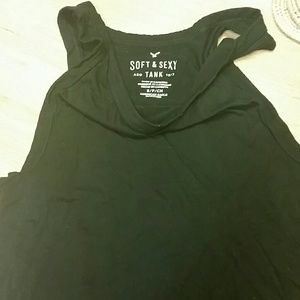 American Eagle soft and sexy black tank, size S