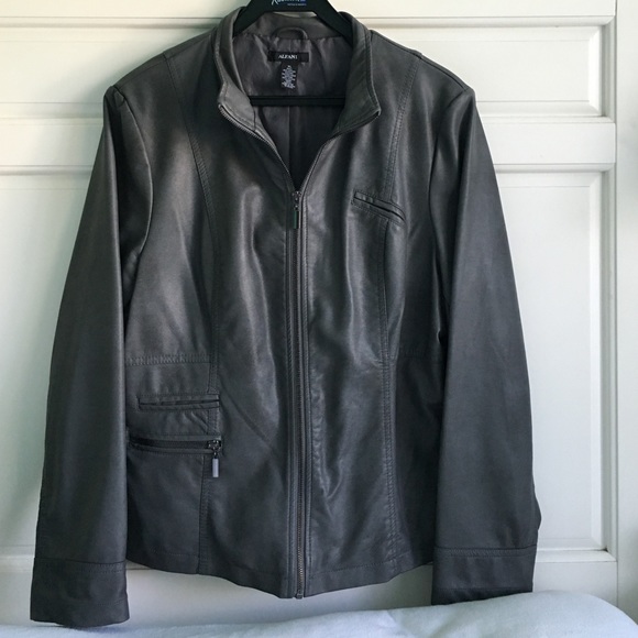 Faux leather jacket