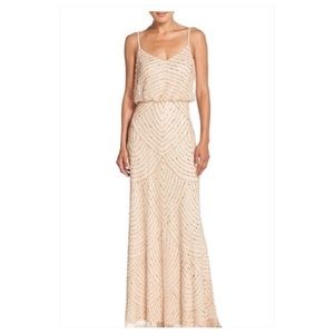 Adrianna Papell Embellished Blouson Gown