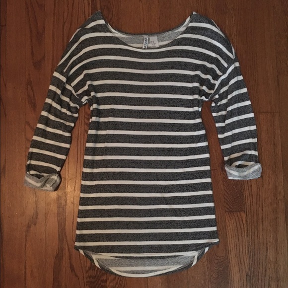 MOVING SALE! h&m soft striped hi-low sweater