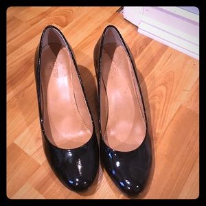 Jcrew factory patent leather wedges