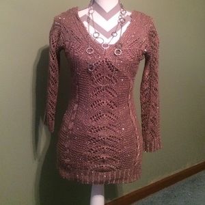 Studio Y glitter top WITH matching tank