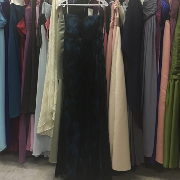 Bari Jay Lace Long Dress - Picture 1 of 4
