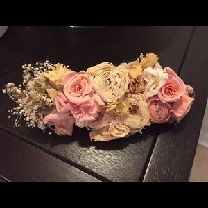 Handmade BRIDAL floral hair clip NEW