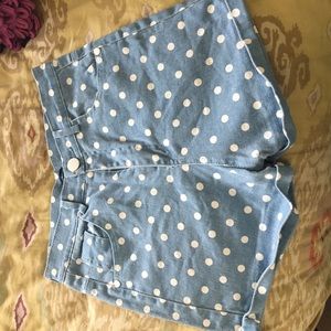 Brandy Melville Polka dot shorts