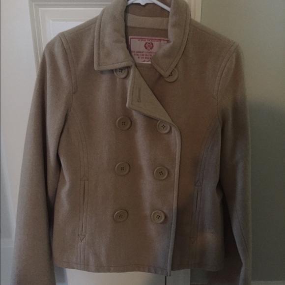 Tan pea coat