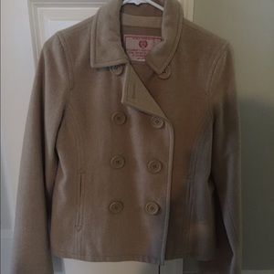 Tan pea coat