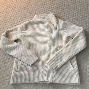 Athleta asymmetrical zip sweater