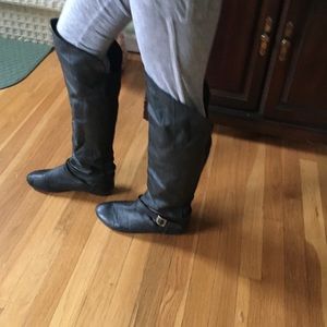 Black Chinese Laundry over the knee boot