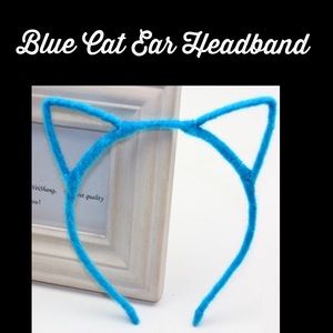 ♦️Cat Headband- Blue