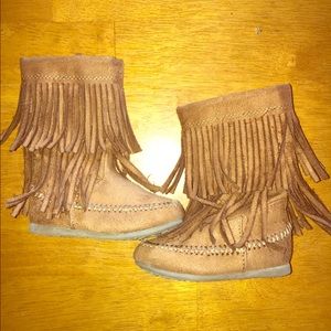 Toddler Fringe Boots