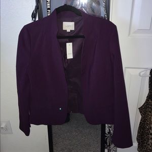 Loft Purple Blazer Sz.8 NWT