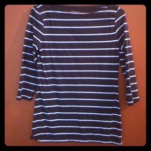 Merona top navy blue