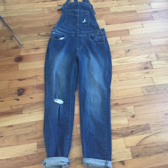 Denim overalls
