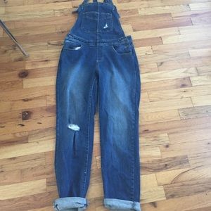 Denim overalls