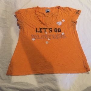 PINK UT Volunteers v-neck