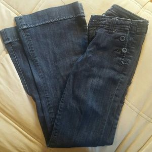 Sailor, button front. Wide leg. SeeThruSoul Jeans