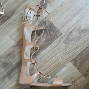 MICHEAL KORS sofia gladiator leather