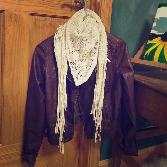Brown Leather Jacket - Picture 1 of 3