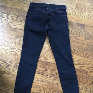 J BRAND BLACK SKINNY STRETCH DENIM JEANS SIZE 23