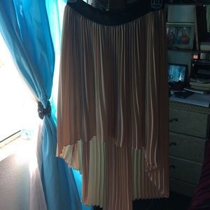 Beige curtain dress