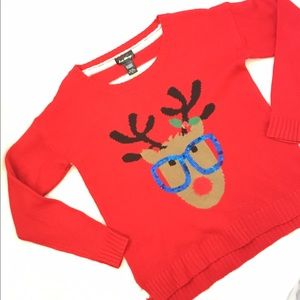 Red Reindeer Sweater