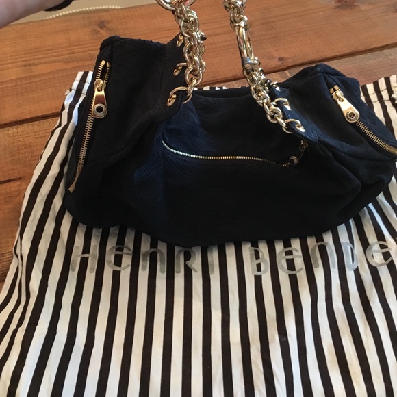 Henri Bendel Suede bag.