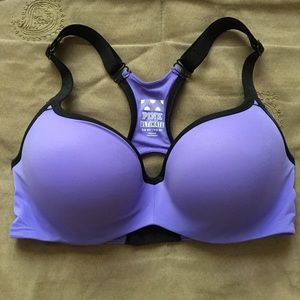 PINK Ultimate racerback push up sports bra