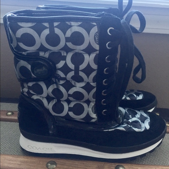 Authentic Coach boots - worn once