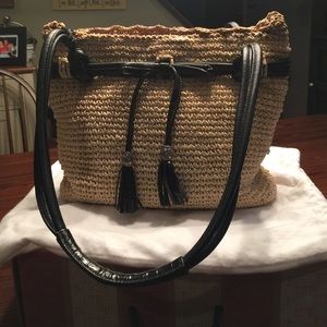 Brighton straw purse
