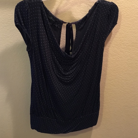 Open Back polka Dot top