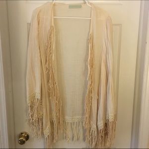Haute Society Fringed Kimono