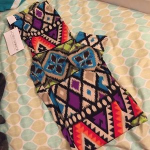 Brand new colorful print leggings