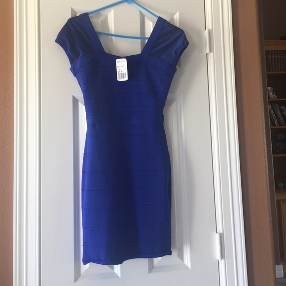 Royal blue dress