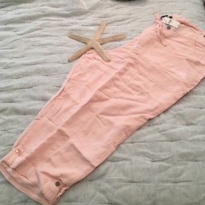Lane Bryant Pale Pink Capri Pants