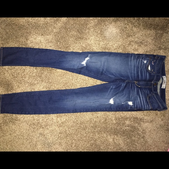 High Waisted Dark Wash Skinny Jeans